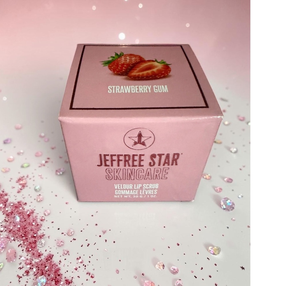 Jeffree Star Skincare - Velour Lip Scrub - Flavor: Strawberry Gum - *NIB*